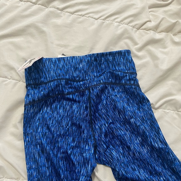 COPY - adidas high rise performance tights - blue - small - Picture 5 of 6